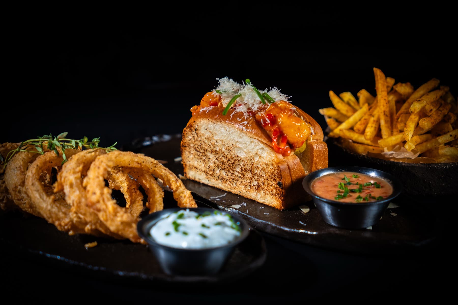 Milo Restaurant için yapılan yemek çekiminden bir kare